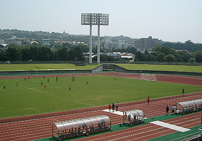 nun das grosse Kusanagi Stadion...